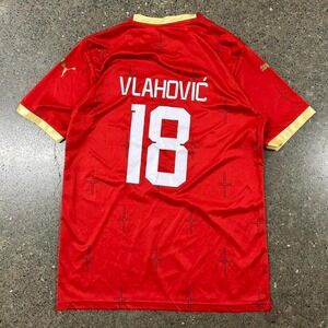 2022/23 Serbia Home Jersey #18 Vlahovic (Size Medium) Puma World Cup Soccer Kit